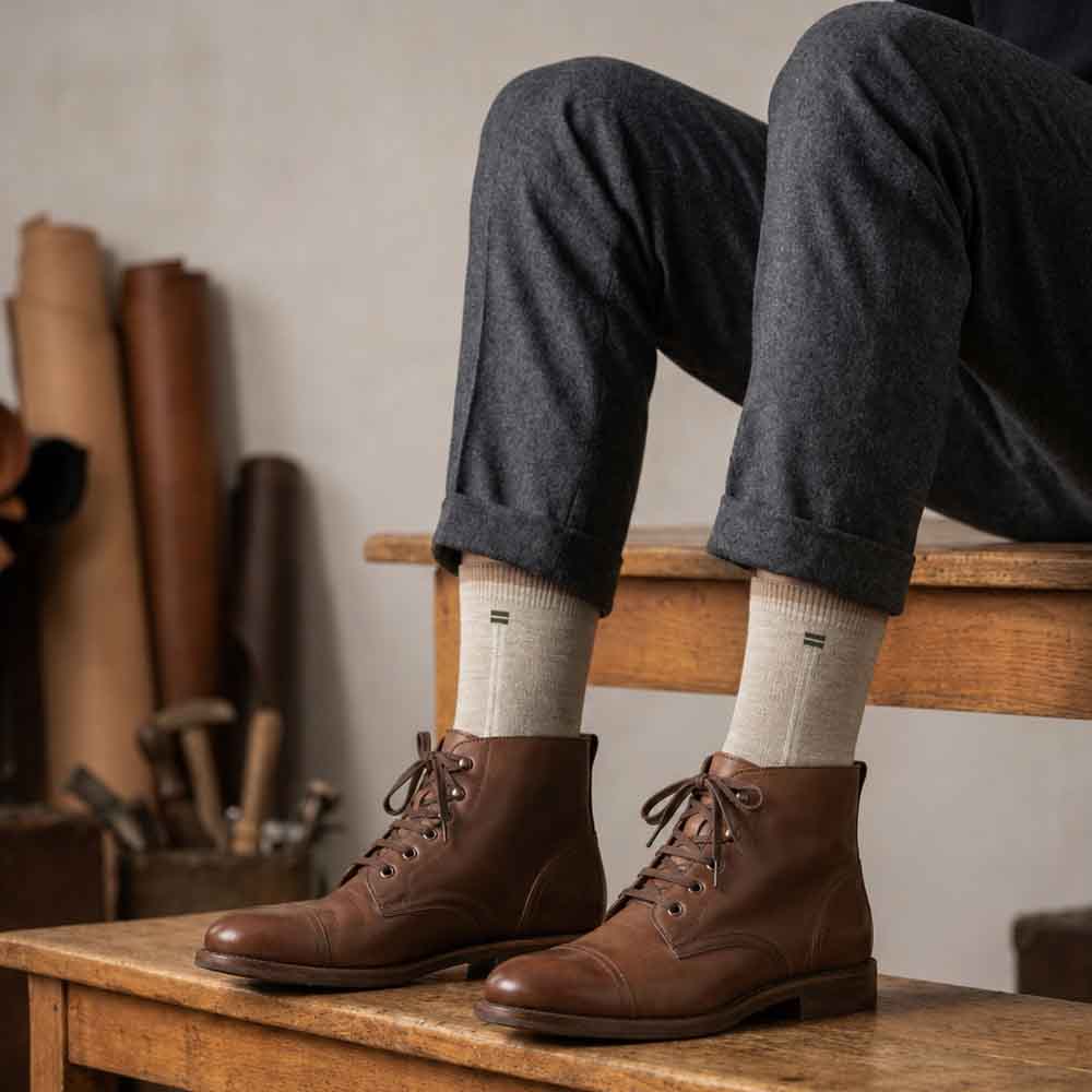 47 dolomite 54 mid calcetines beige3