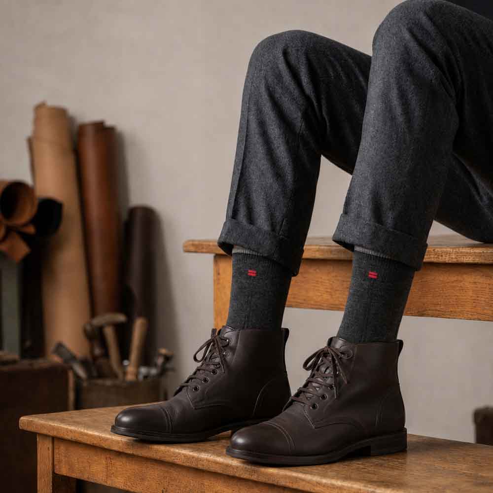 47 dolomite 54 mid calcetines gris oscuro3