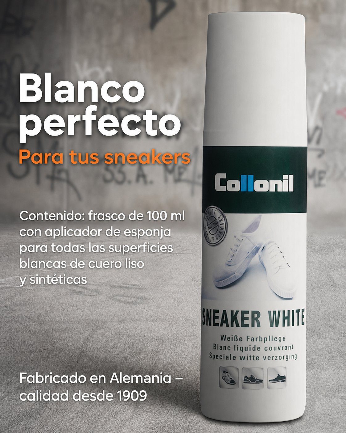 50 es sneaker white blanco perfecto