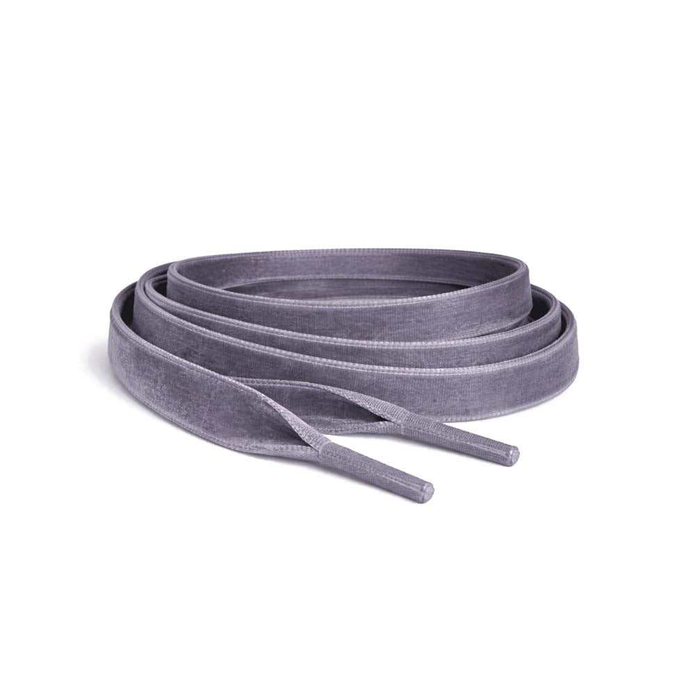 53 cordones terciopelo gris