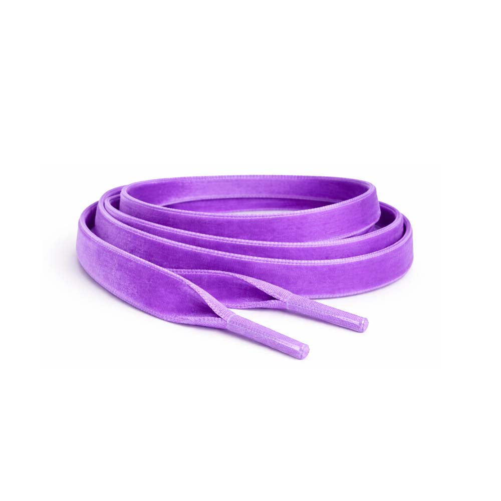 53 cordones terciopelo lila