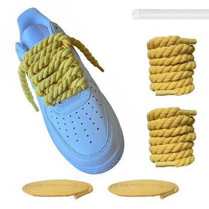 gruesos-cordones-cuerda-amarillo