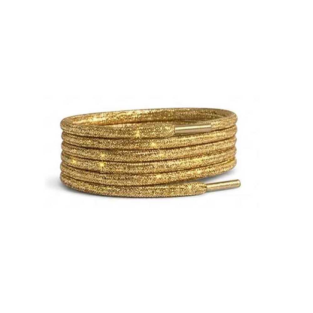 68 cordones brillo oro redondos