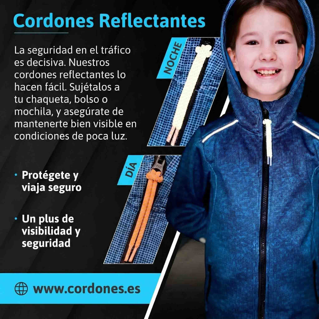 Cordones reflectantes