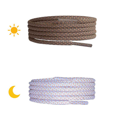 cordones-reflectantes-redondos-marron