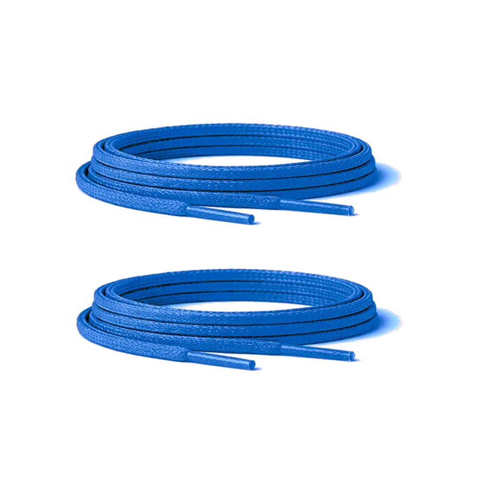 89 cordones encerados planos azul