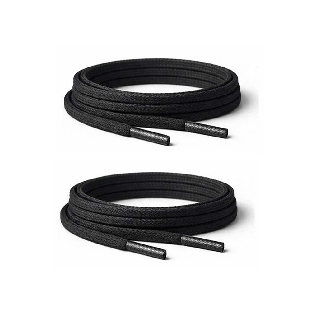 89 cordones encerados planos negro