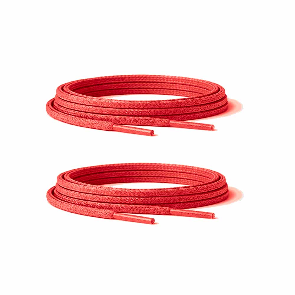 89 cordones encerados planos rojo
