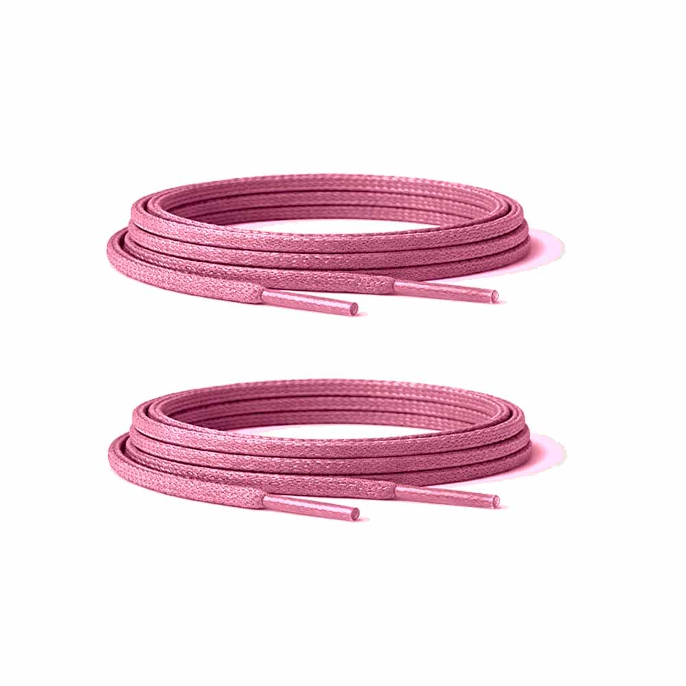 89 cordones encerados planos rosa