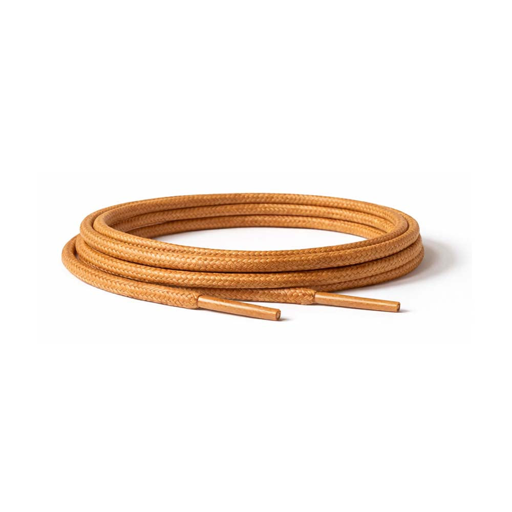 89 cordones encerados redondos marron claro