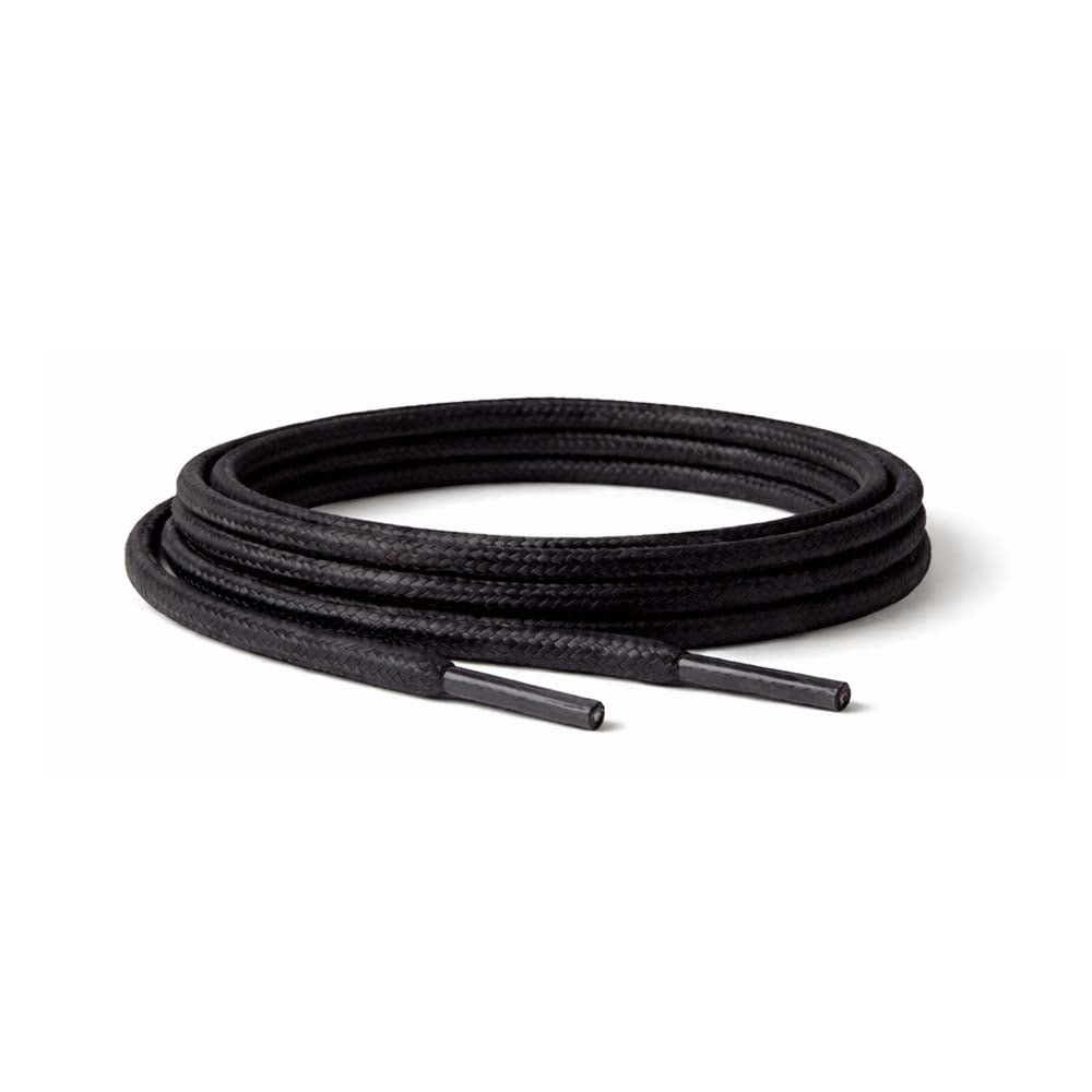89 cordones encerados redondos negro