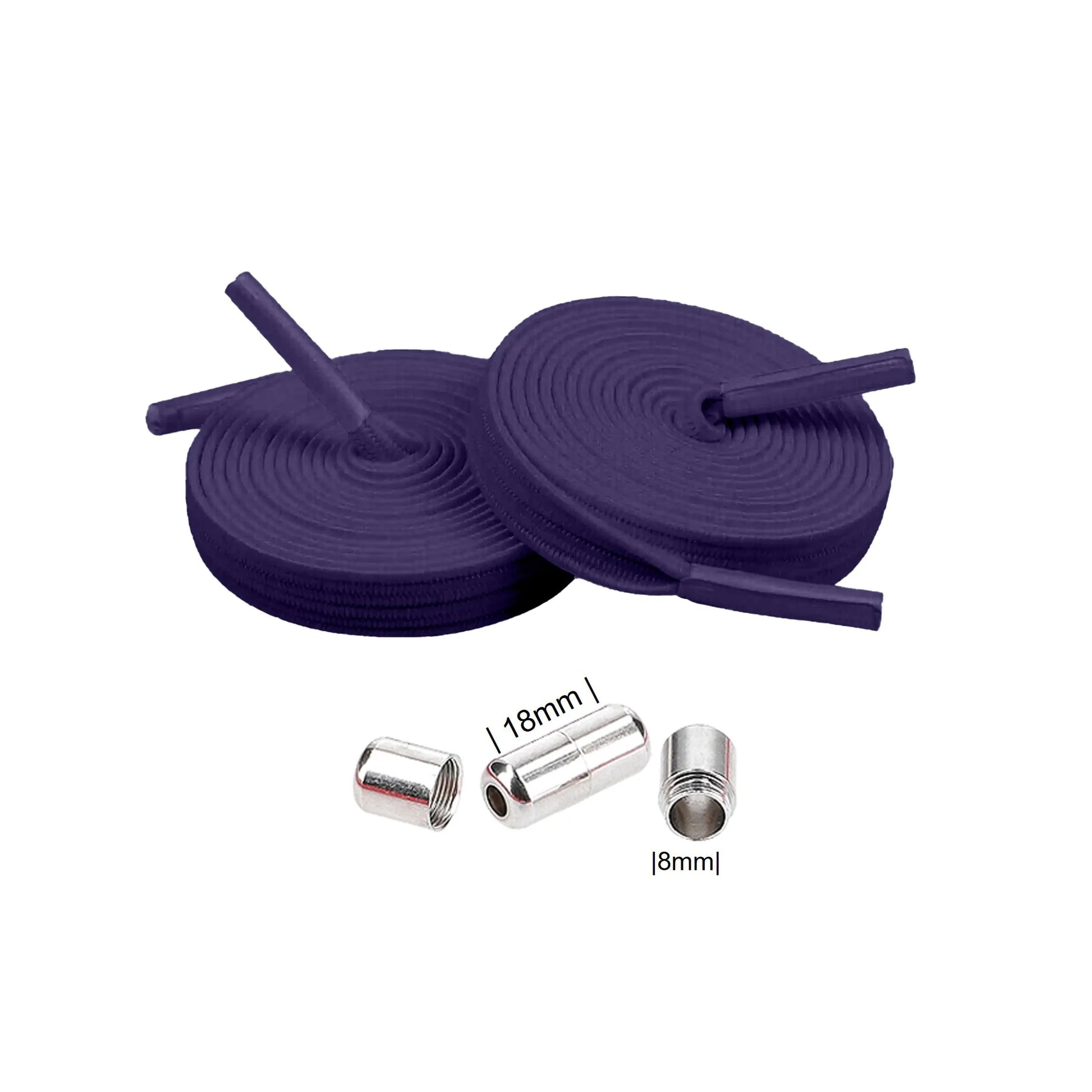 cordones-elasticos-cordones-morado-cierre-rosca-plata