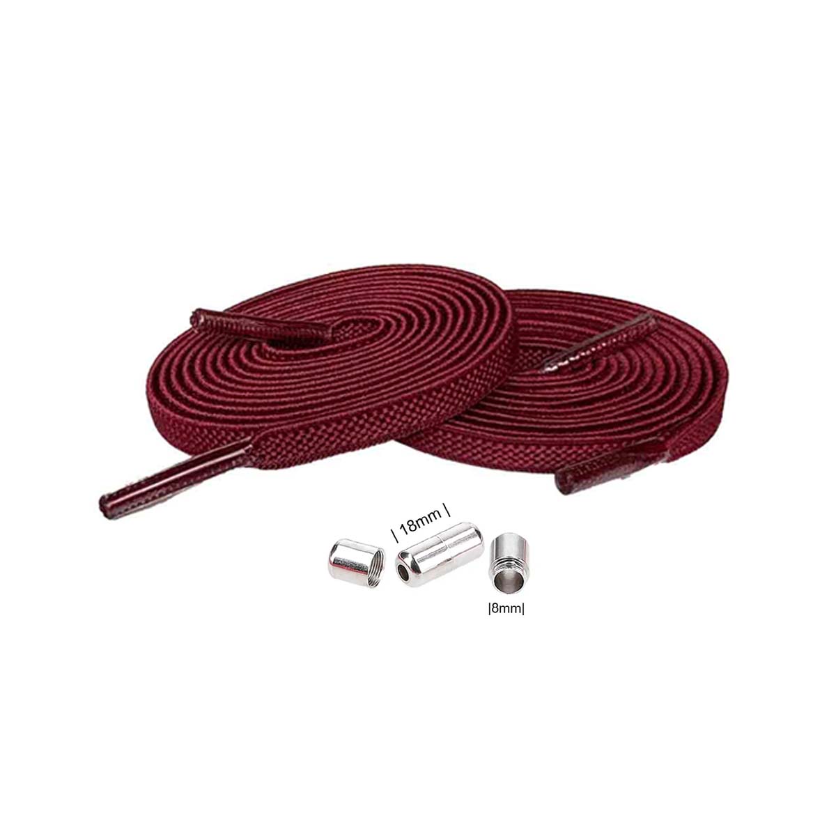 cordones-elasticos-rojo-burdeos-capsula-plata