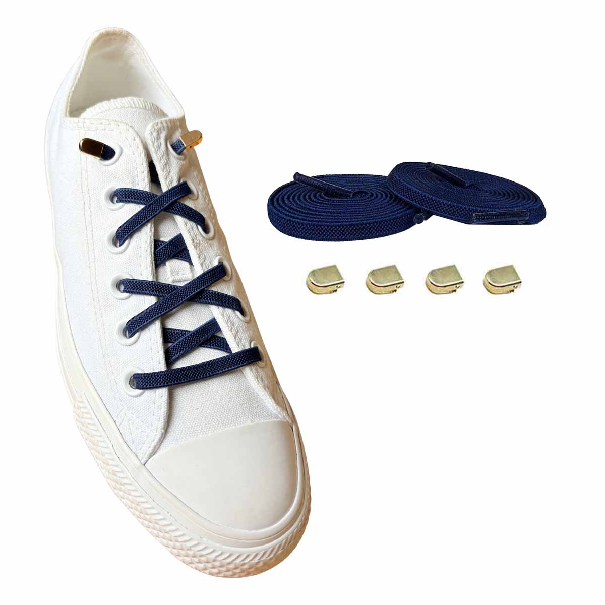 cordones-elasticos-azul-azul-marino-clip-oro-zapatos