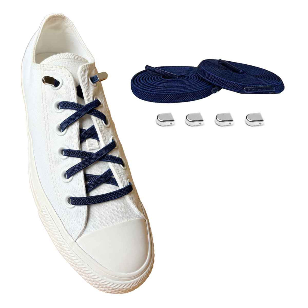 cordones-elasticos-azul-azul-marino-clip-plata-brillante-zapatos