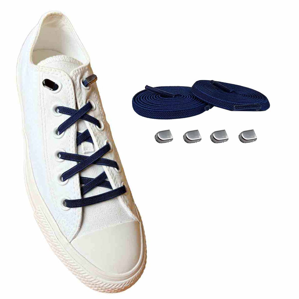 cordones-elasticos-azul-azul-marino-clip-plata-mate-zapatos