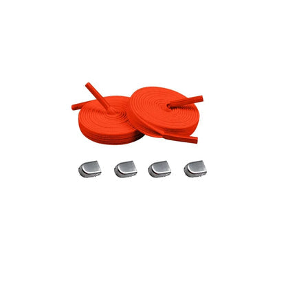 96 cordones elasticos clip naranja plata mate
