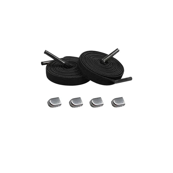96 cordones elasticos clip plata mate