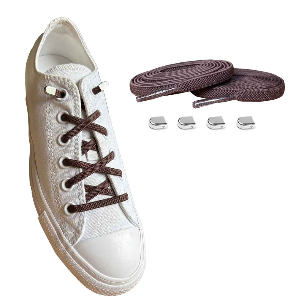 cordones-elasticos-marron-azul-marino-clip-plata-brillante-zapatos
