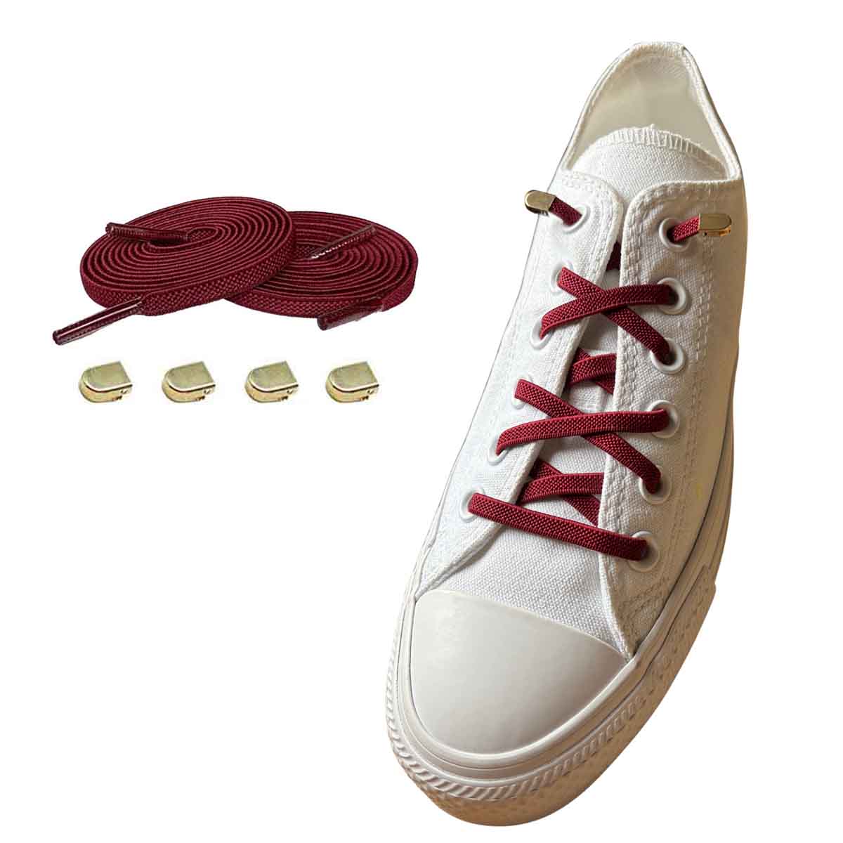 cordones-elasticos-rotbordeaux-clip-oro-zapatos