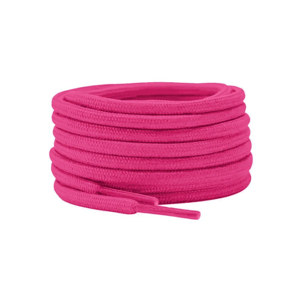 Rosa fucsia – cordones redondo rosa