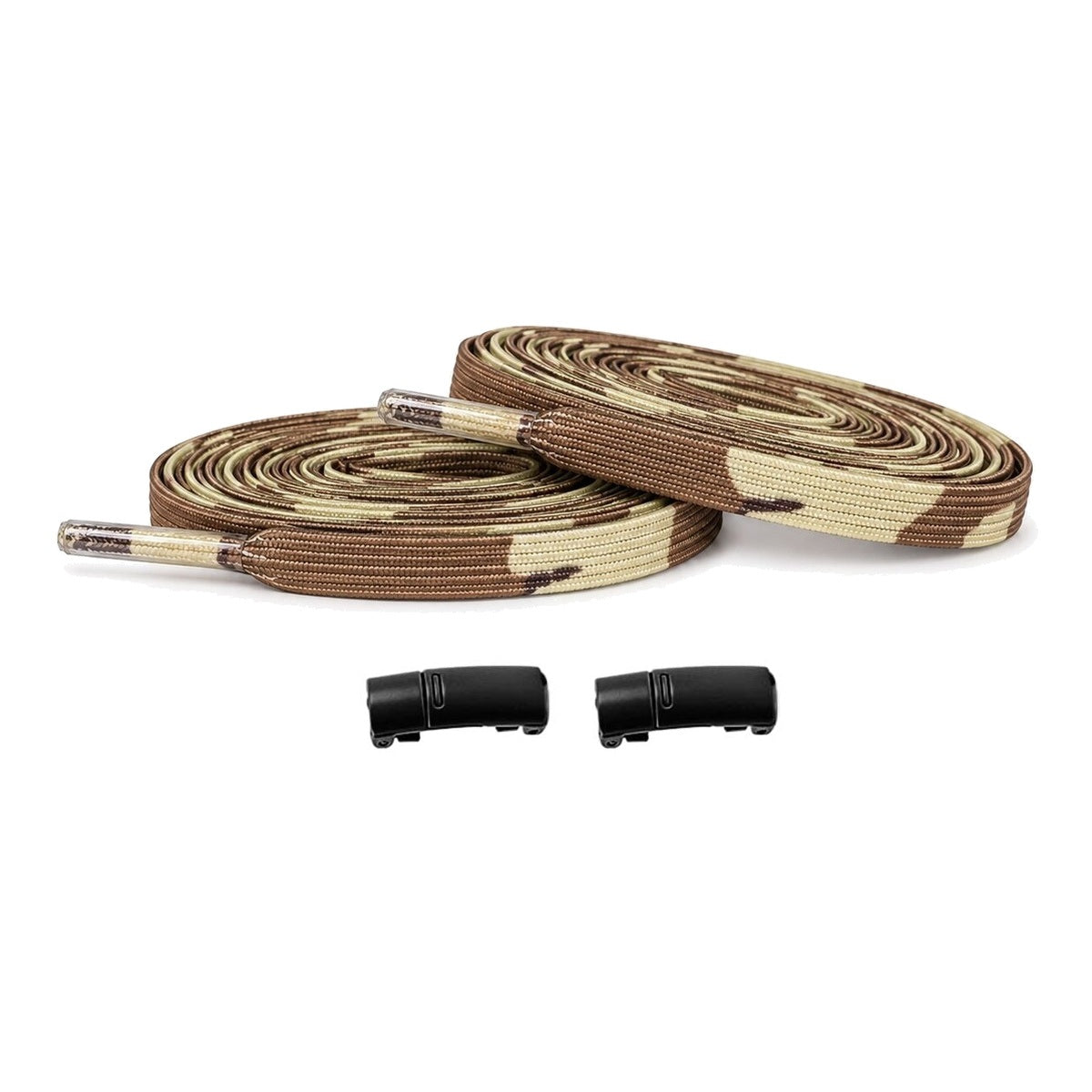 Camuflaje / Negro – elasticos cordones camuflaje imanes negro