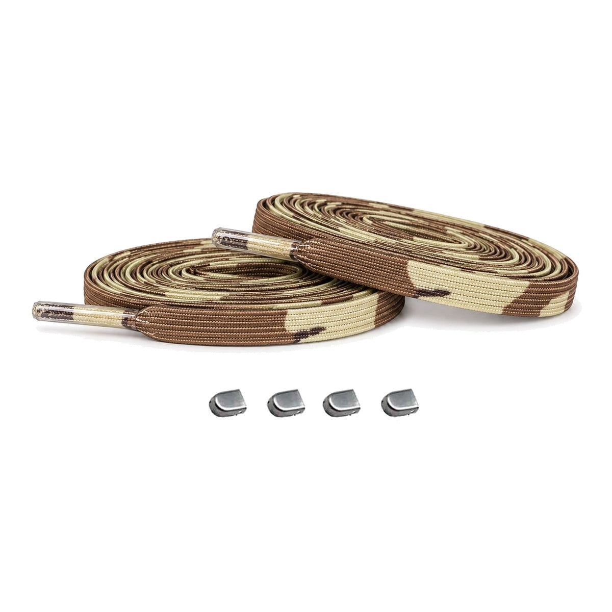 Camuflaje / Plata mate – elasticos cordones clips camuflaje plata mate 01 imagen principal
