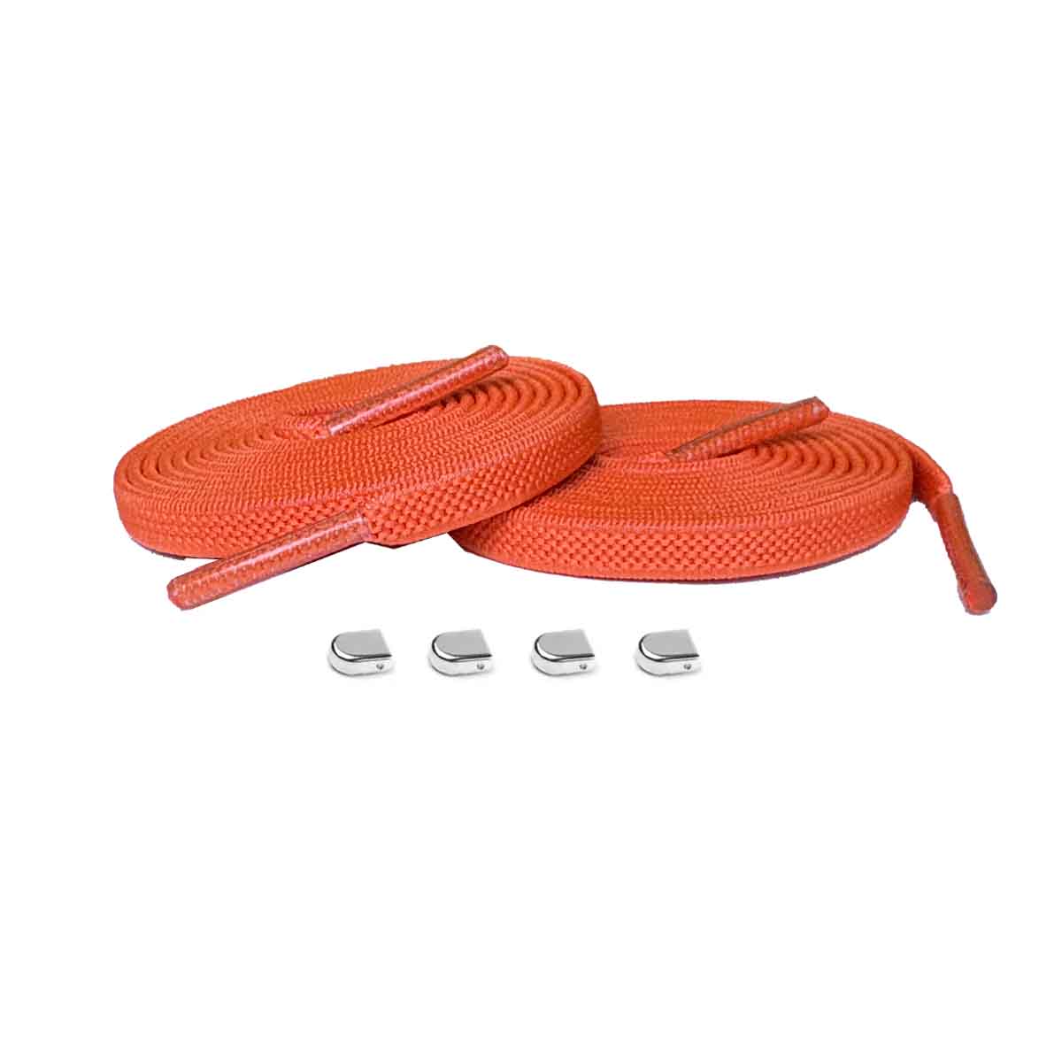 Naranja / Plata – elasticos cordones clips naranja plata brillante 01 imagen principal