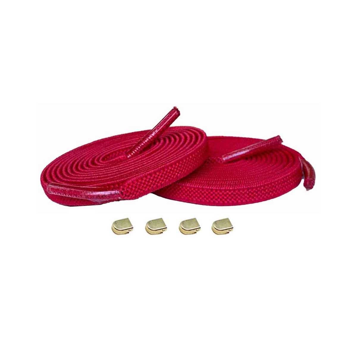 Rojo / Oro – elasticos cordones clips rojo oro 01 imagen principal