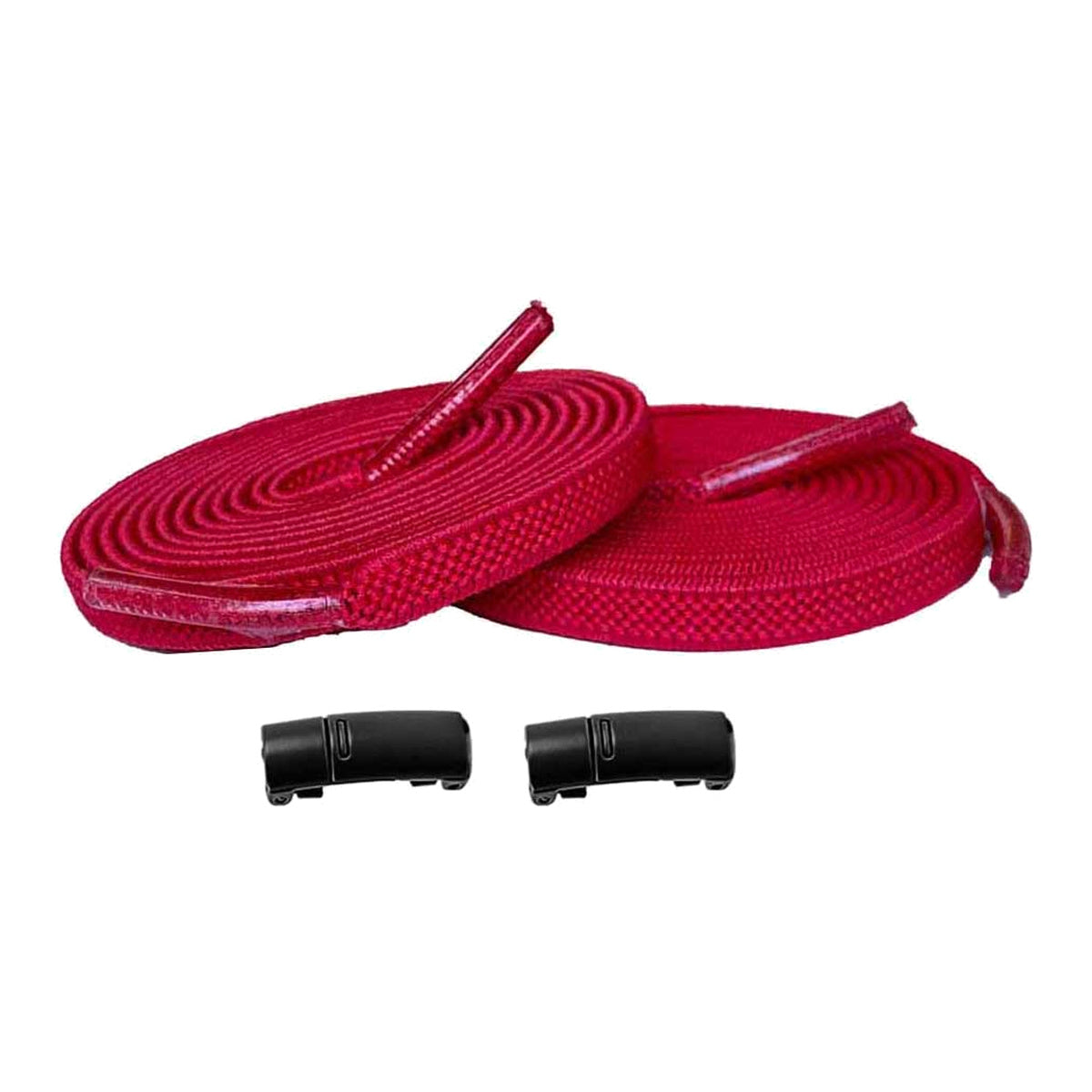 Rojo / Negro – elasticos cordones imanes rojo negro 01 imagen principal
