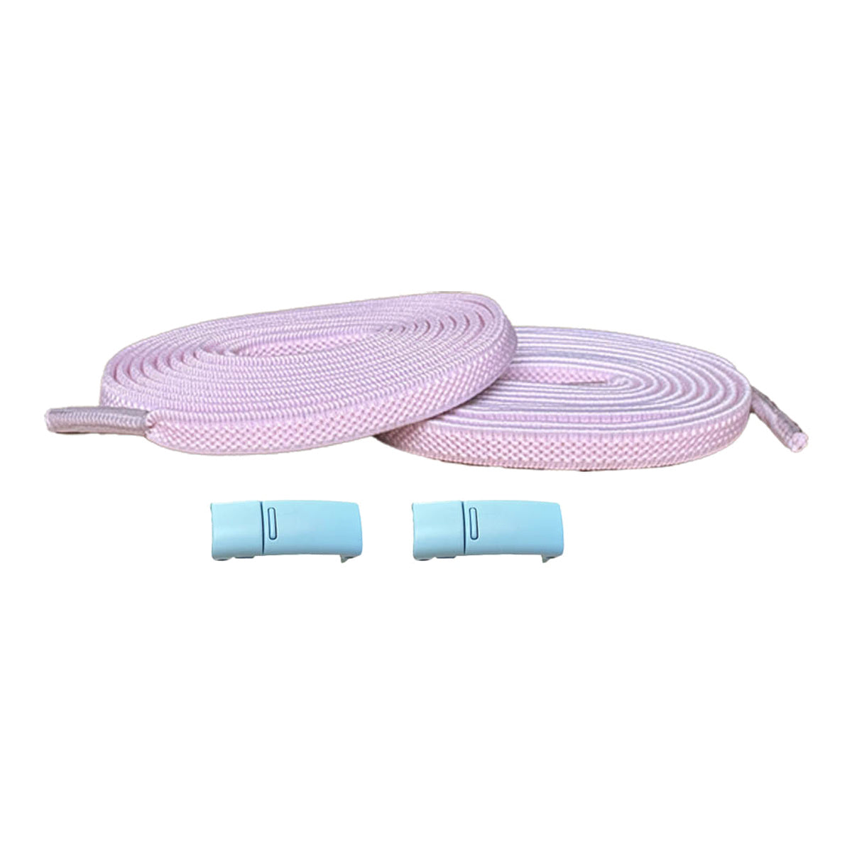 Rosa / Azul claro – elasticos cordones imanes rosa azul 01 imagen principal